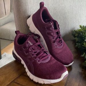 Asics plum colored running shoes, 7 1/2